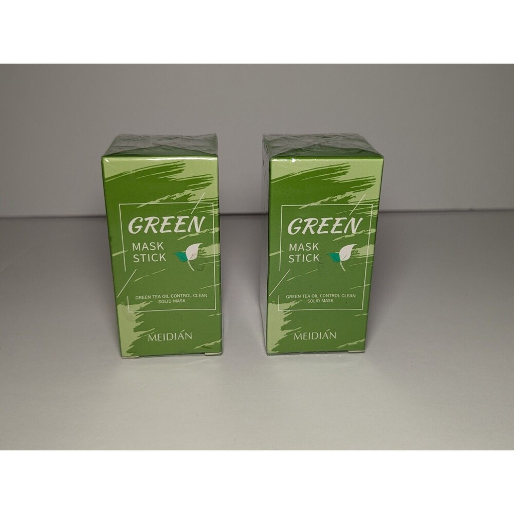 Two Green Mask Stick-Blackhead Remover, Cleansing, Oil Control, Brighten BNIB